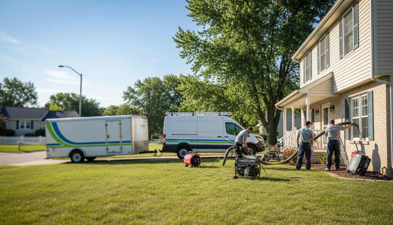 Flooded Basement Restoration And Cleanup With Repair in Marengo, IN near me